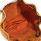 CHANEL Handbag leather Orange vintage CC COCO Mark Matelasse Quilting