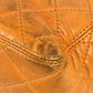 CHANEL Handbag leather Orange vintage CC COCO Mark Matelasse Quilting