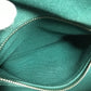 PRADA Handbag canvas green Canapa logo stripes