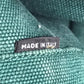 PRADA Handbag canvas green Canapa logo stripes
