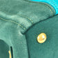 PRADA Handbag canvas green Canapa logo stripes