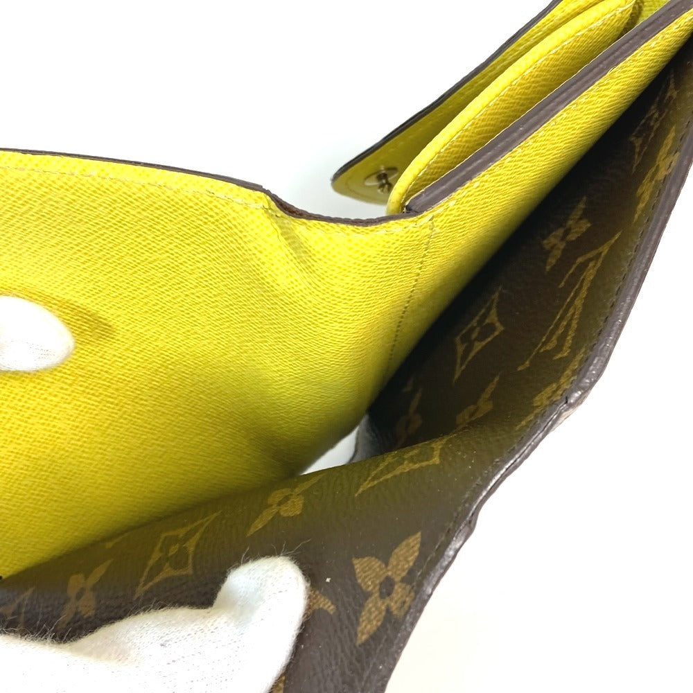 LOUIS VUITTON Trifold wallet M40627 Monogram canvas yellow Monogram Portefeuille Marie-Lou