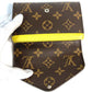 LOUIS VUITTON Trifold wallet M40627 Monogram canvas yellow Monogram Portefeuille Marie-Lou
