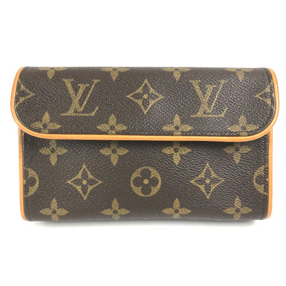 LOUIS VUITTON Pouch M51855 Monogram canvas Brown Monogram Pochette Florentine
