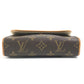 LOUIS VUITTON Pouch M51855 Monogram canvas Brown Monogram Pochette Florentine