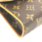 LOUIS VUITTON Pouch M51855 Monogram canvas Brown Monogram Pochette Florentine