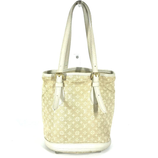 LOUIS VUITTON Shoulder Bag M95316 Monogram Mini-LinCanvas beige Monogram mini run BucketPM