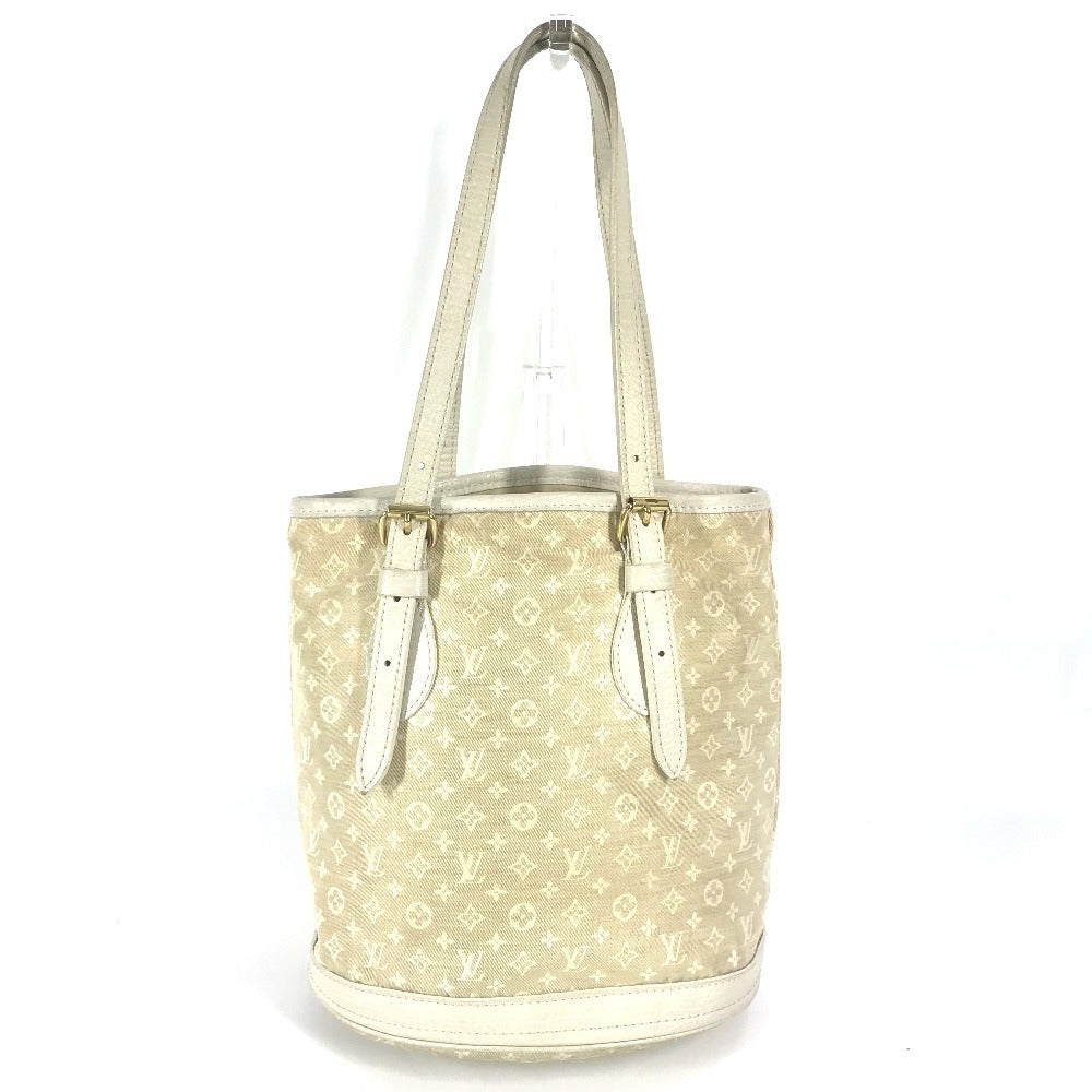 LOUIS VUITTON Shoulder Bag M95316 Monogram Mini-LinCanvas beige Monogram mini run BucketPM
