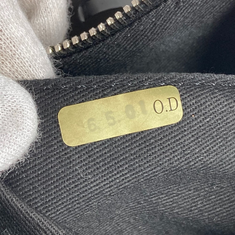 CHANEL Handbag canvas black Airline logo Women Used Authentic