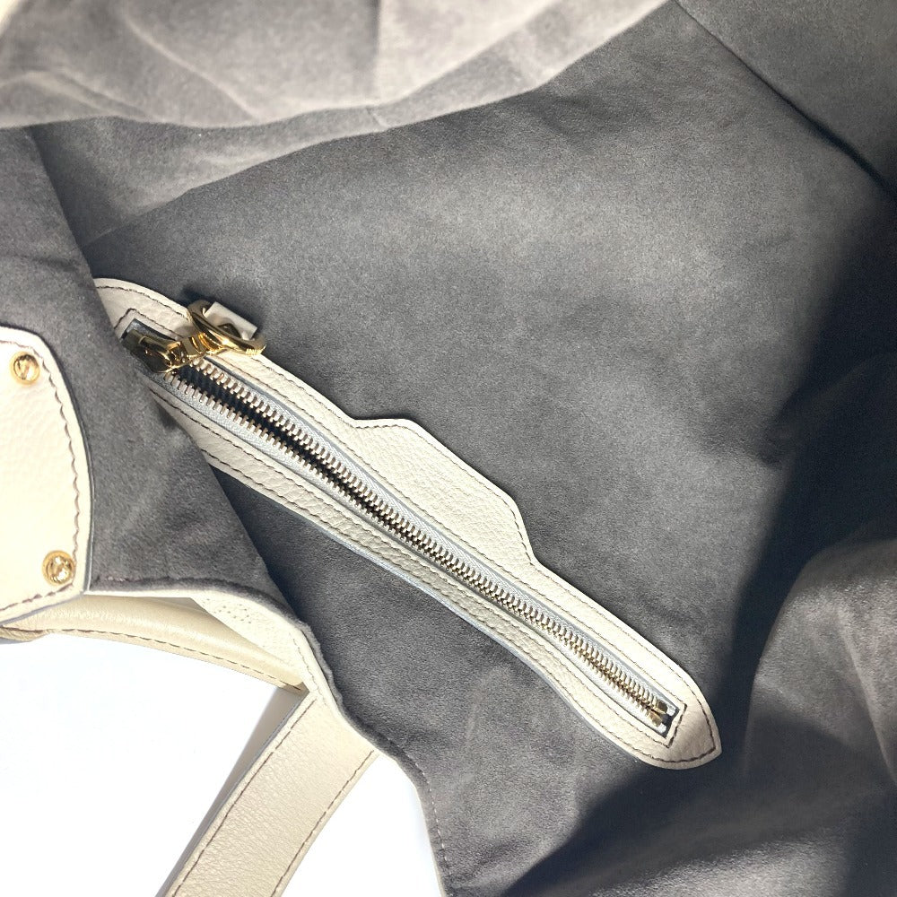 LOUIS VUITTON Shoulder Bag M95548 monogram mahina leather Beige type Monogram Mahina XL