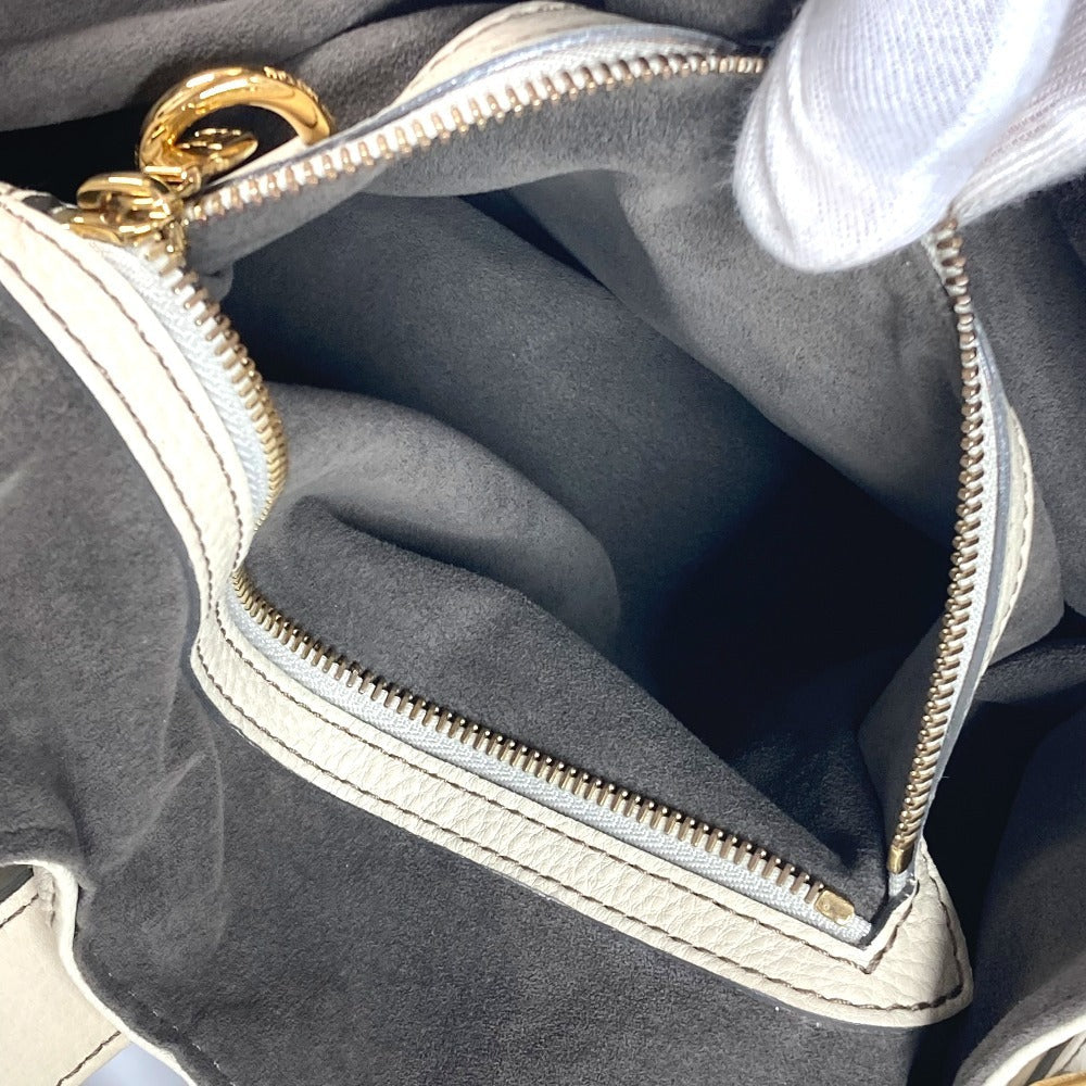 LOUIS VUITTON Shoulder Bag M95548 monogram mahina leather Beige type Monogram Mahina XL