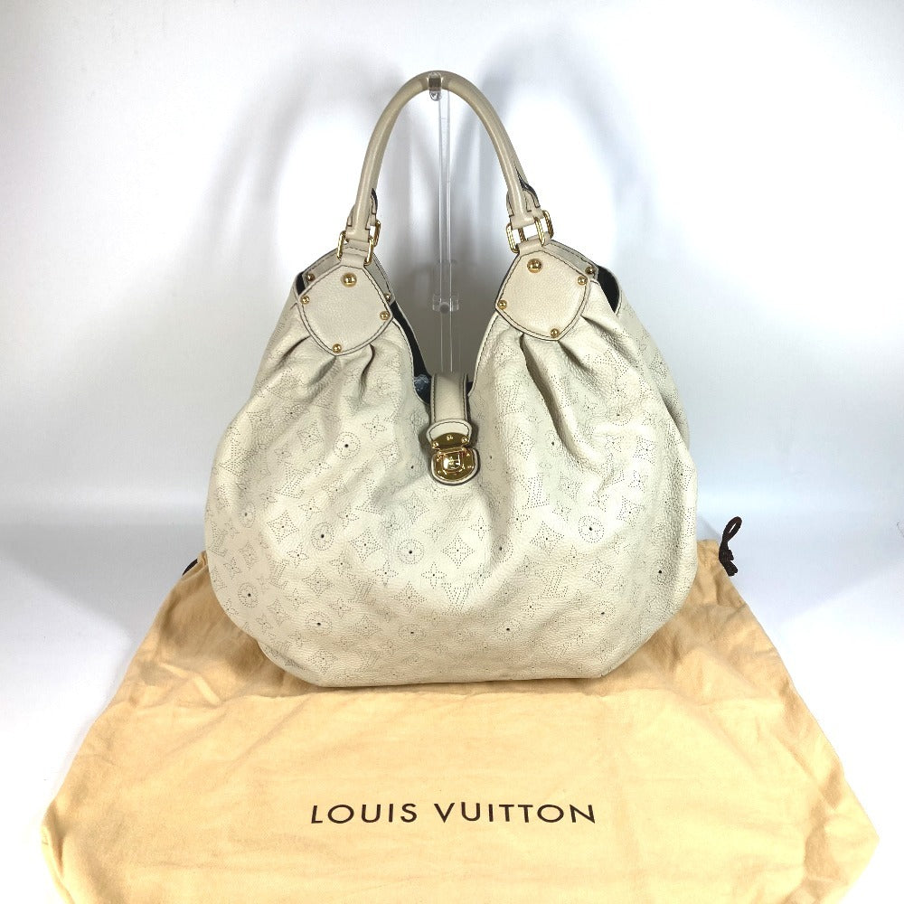 LOUIS VUITTON Shoulder Bag M95548 monogram mahina leather Beige type Monogram Mahina XL