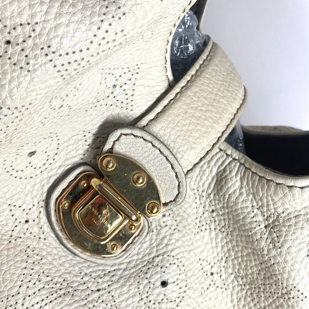 LOUIS VUITTON Shoulder Bag M95548 monogram mahina leather Beige type Monogram Mahina XL