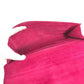 SAINT LAURENT Clutch bag 311213　 leather pink Y line logo flap