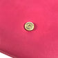 SAINT LAURENT Clutch bag 311213　 leather pink Y line logo flap