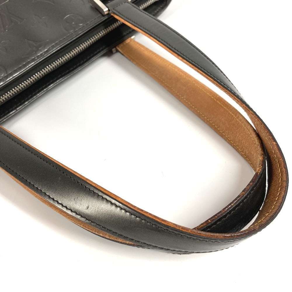 LOUIS VUITTON Shoulder Bag M55112 Monogram mat leather black Monogram mat Stockton