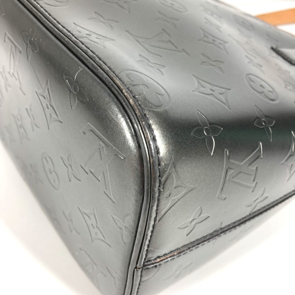 LOUIS VUITTON Shoulder Bag M55112 Monogram mat leather black Monogram mat Stockton