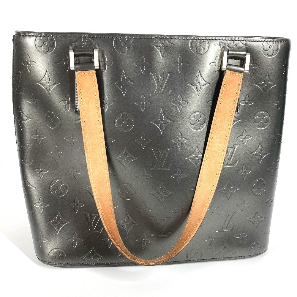 LOUIS VUITTON Shoulder Bag M55112 Monogram mat leather black Monogram mat Stockton