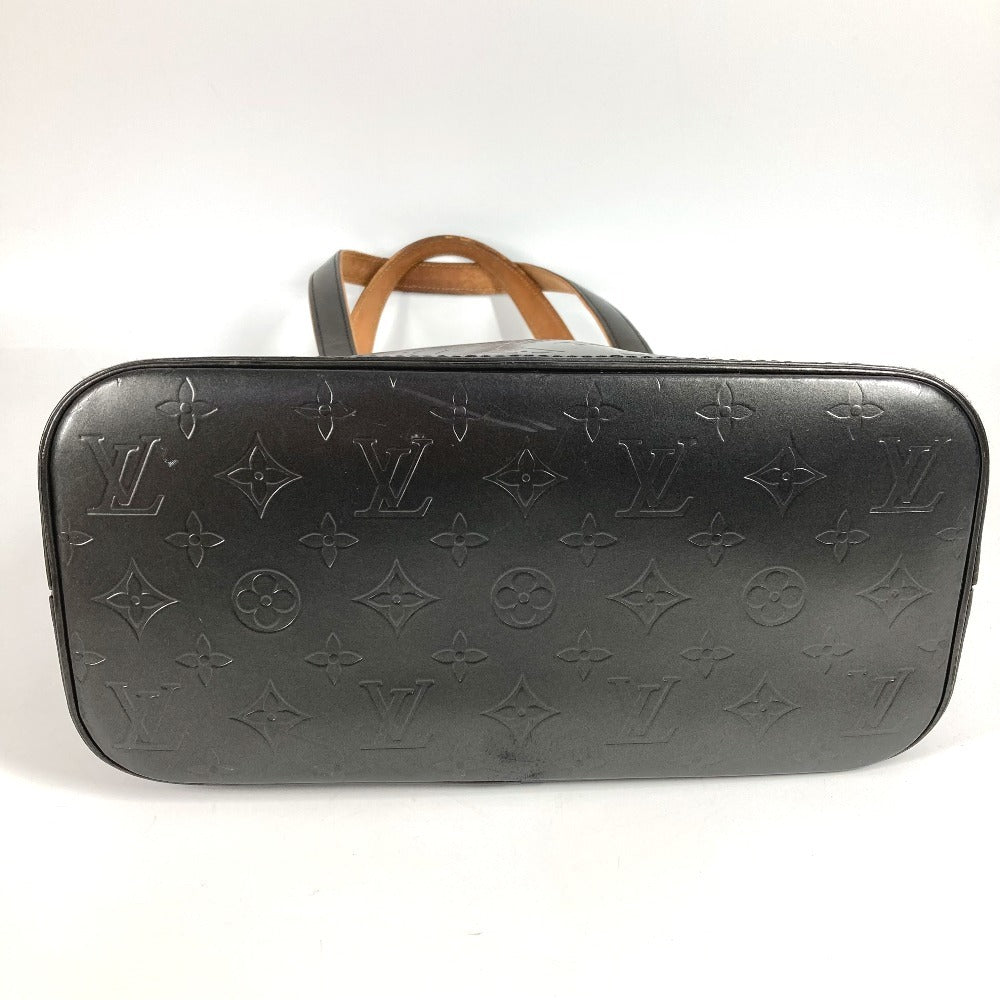 LOUIS VUITTON Shoulder Bag M55112 Monogram mat leather black Monogram mat Stockton