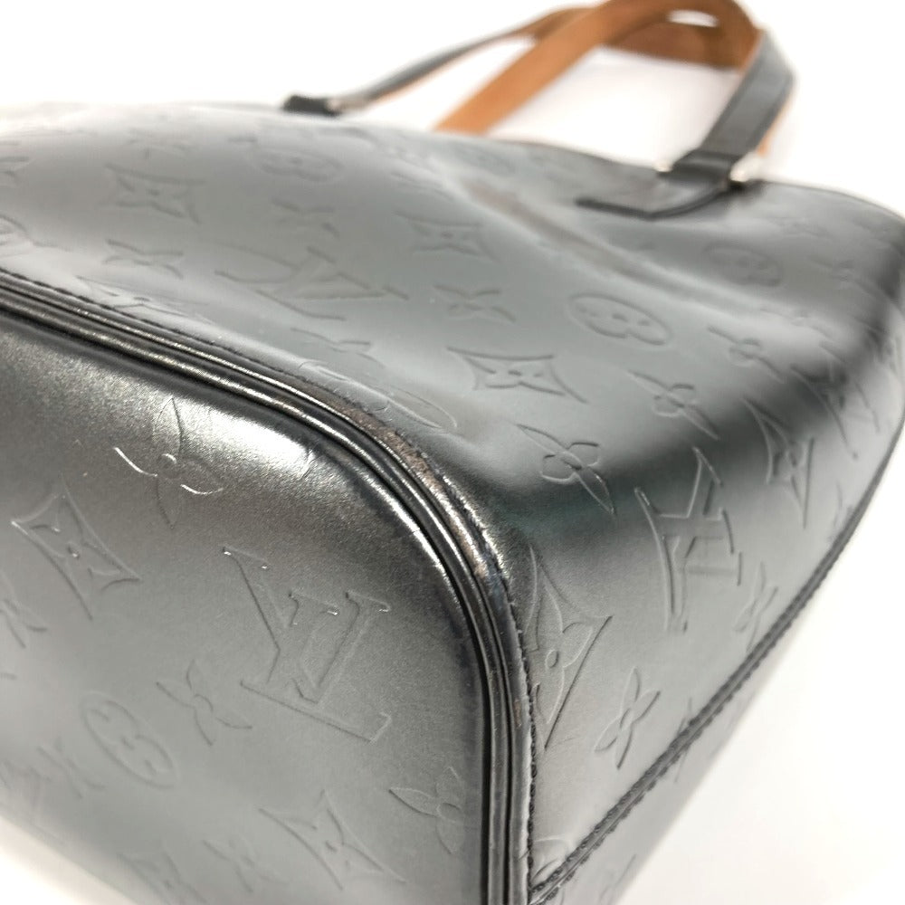 LOUIS VUITTON Shoulder Bag M55112 Monogram mat leather black Monogram mat Stockton