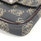 LOEWE Pouch PVC / Leather Brown Bum bag Sling bag Anagram logo pouch only