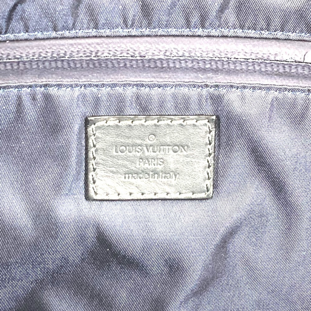 LOUIS VUITTON Shoulder Bag N41240 Leather / nylon Navy Damier Challenge Messenger Bag