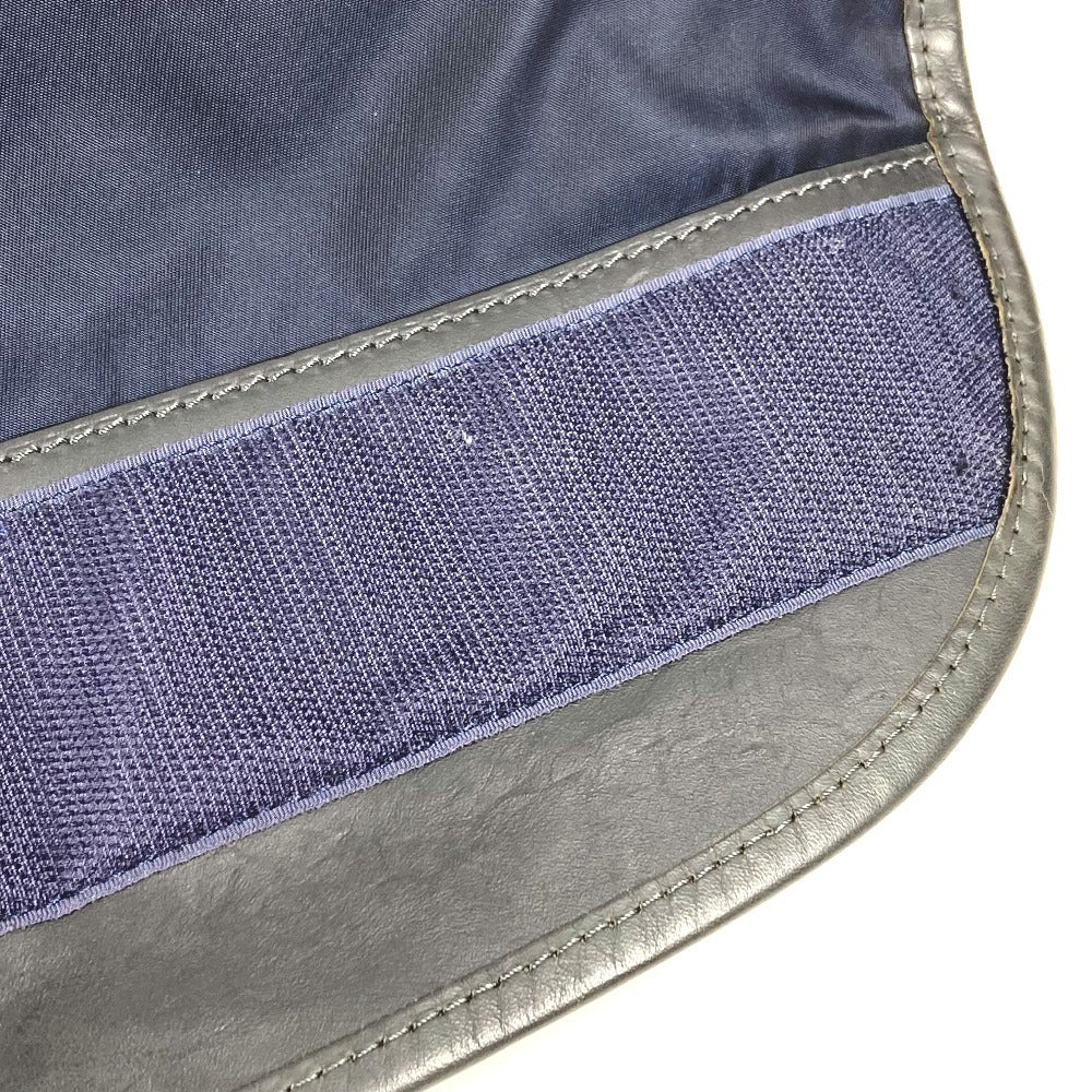 LOUIS VUITTON Shoulder Bag N41240 Leather / nylon Navy Damier Challenge Messenger Bag