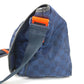 LOUIS VUITTON Shoulder Bag N41240 Leather / nylon Navy Damier Challenge Messenger Bag