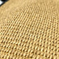 FENDI Clutch bag 8N0149 Raffia, Leather beige straw logo