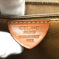 CELINE Shoulder Bag PVC / Leather Brown Macadam One handle Women Used Authentic