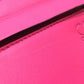 LOEWE Clutch bag leather White x pink anagram T pouch Women Used Authentic