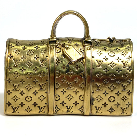 LOUIS VUITTON Other stationery metallic Bronze gold Novelty Not for Sale Monogram Boston Duffel bag Keepall motif