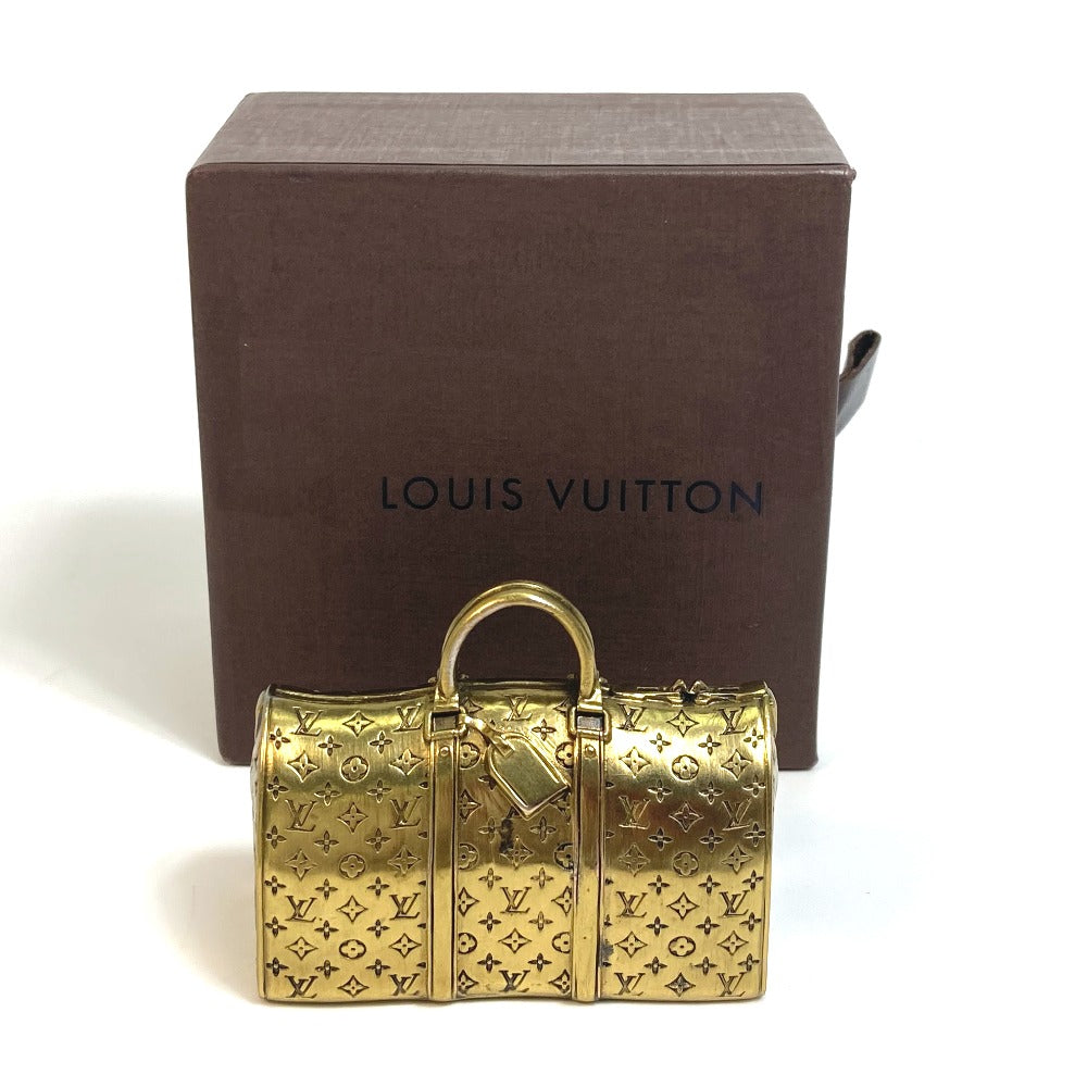 LOUIS VUITTON Other stationery metallic Bronze gold Novelty Not for Sale Monogram Boston Duffel bag Keepall motif