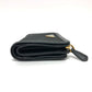 PRADA Folded wallet 1ML225 Nylon leather black triangle plate Women Used Authentic