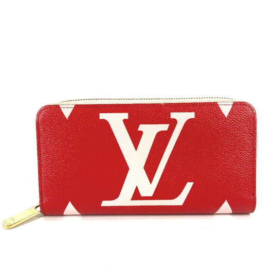 LOUIS VUITTON Long Wallet Purse M67550 Monogram giant canvas Pink x red Monogram Giant Zippy wallet