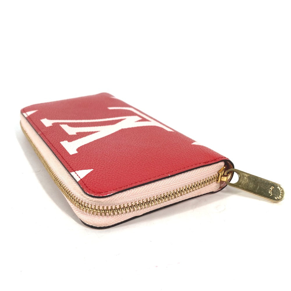 LOUIS VUITTON Long Wallet Purse M67550 Monogram giant canvas Pink x red Monogram Giant Zippy wallet
