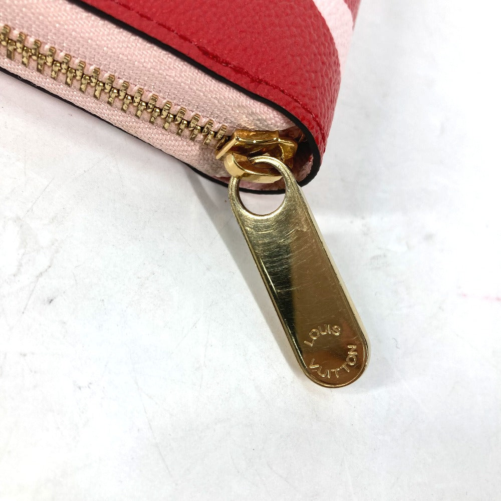 LOUIS VUITTON Long Wallet Purse M67550 Monogram giant canvas Pink x red Monogram Giant Zippy wallet