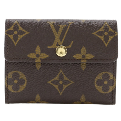 LOUIS VUITTON Coin case M61297 Monogram canvas Brown Ludlow
