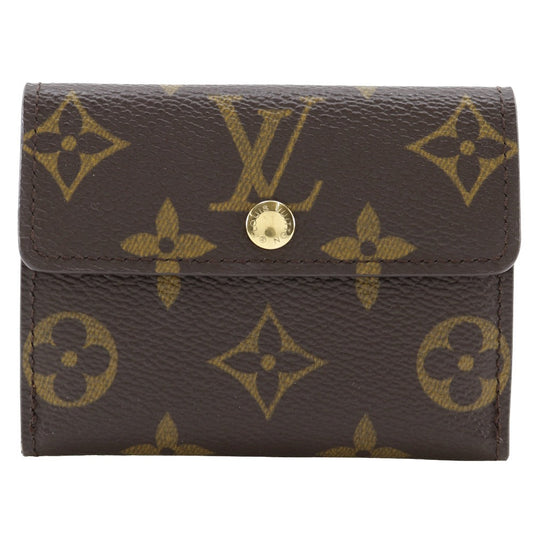 LOUIS VUITTON Coin case M61297 Monogram canvas Brown Ludlow