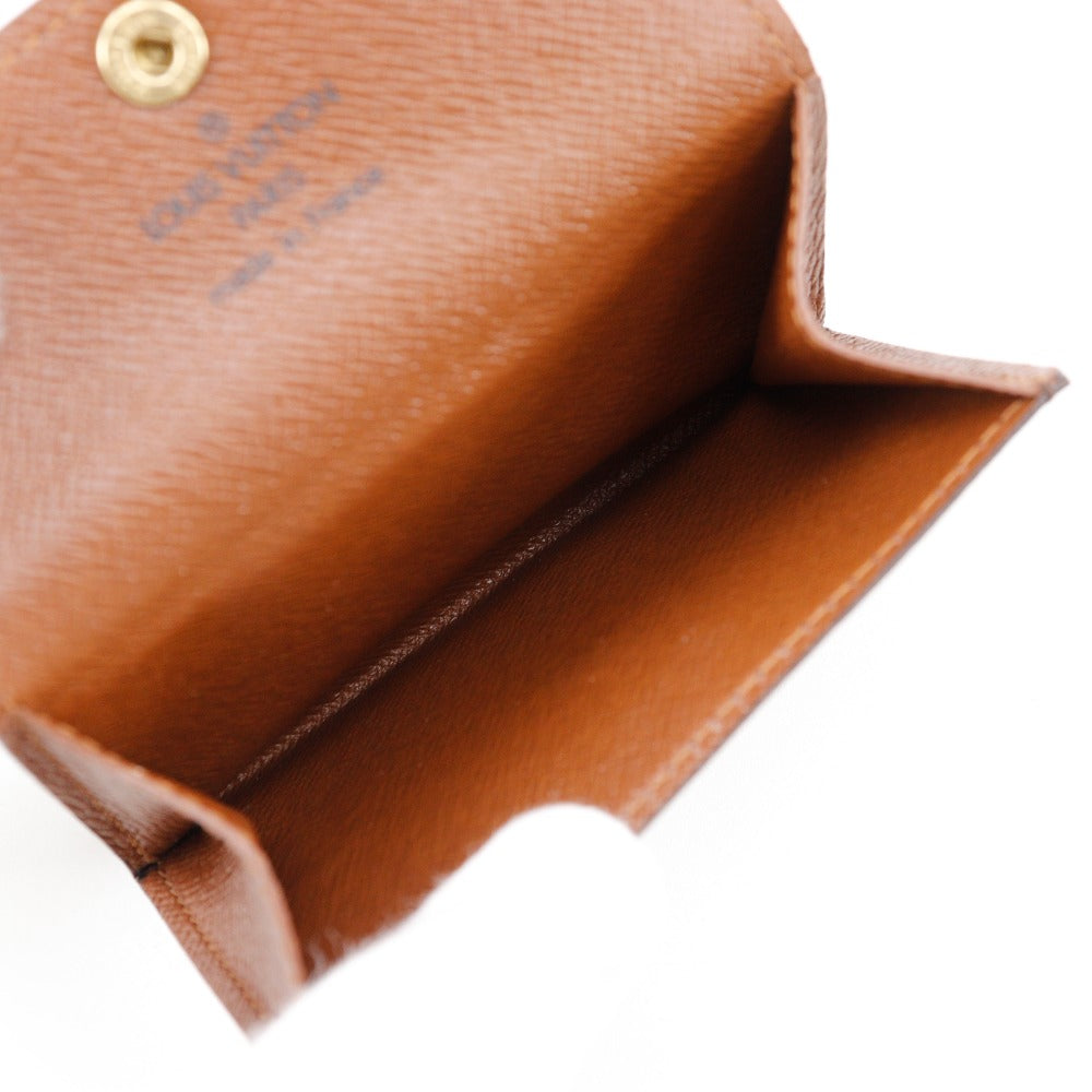 LOUIS VUITTON Coin case M61297 Monogram canvas Brown Ludlow