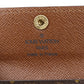 LOUIS VUITTON Coin case M61297 Monogram canvas Brown Ludlow
