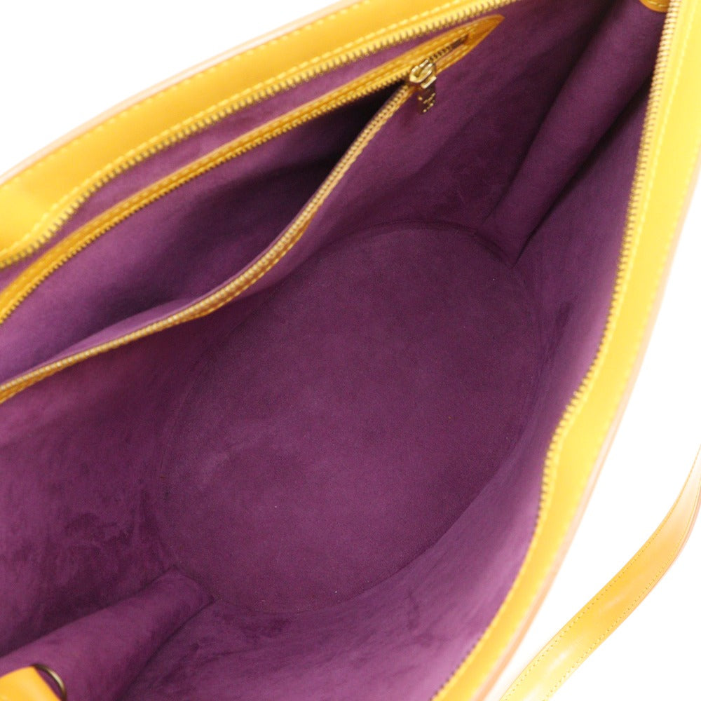 LOUIS VUITTON Tote Bag M52269 Epi Leather yellow Sunjack shopping
