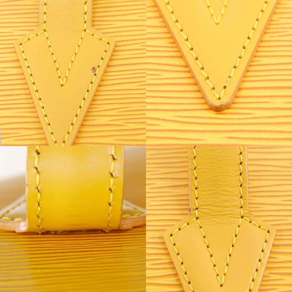 LOUIS VUITTON Tote Bag M52269 Epi Leather yellow Sunjack shopping