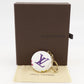 LOUIS VUITTON charm M51911 Monogram Multicolor, Plated Gold White key ring With light Astropill Women Used Authentic