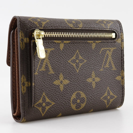 LOUIS VUITTON Bifold Wallet M58013 Monogram canvas Brown Portefeuille and Koala Women Used Authentic