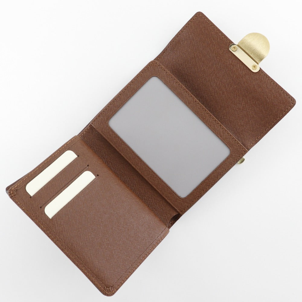 LOUIS VUITTON Bifold Wallet M58013 Monogram canvas Brown Portefeuille and Koala Women Used Authentic