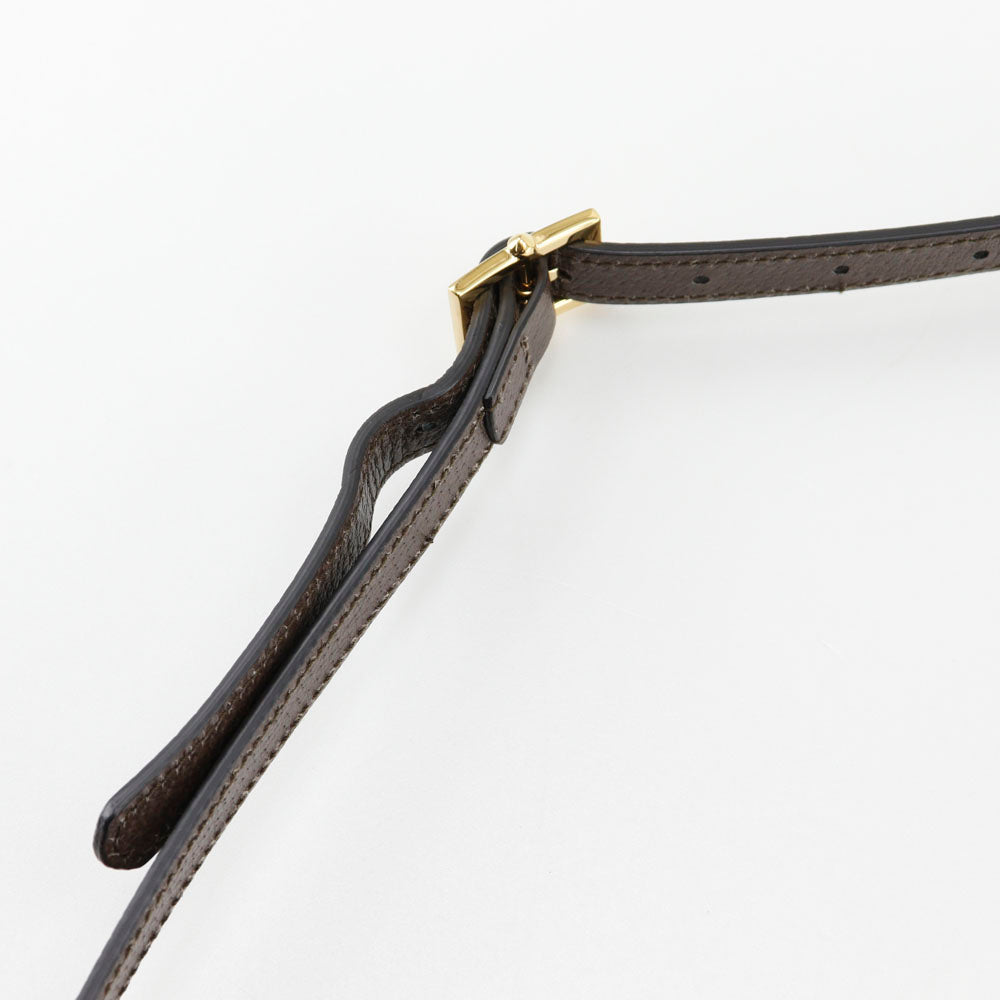 GUCCI Shoulder Bag 499621 GG Supreme canvas, leather Brown Ofidia Small