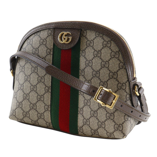 GUCCI Shoulder Bag 499621 GG Supreme canvas, leather Brown Ofidia Small