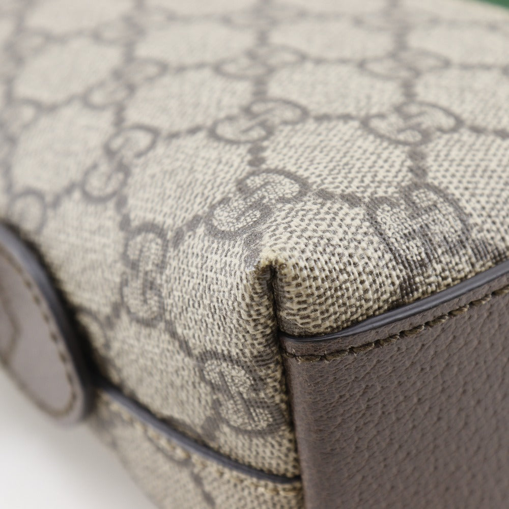 GUCCI Shoulder Bag 499621 GG Supreme canvas, leather Brown Ofidia Small