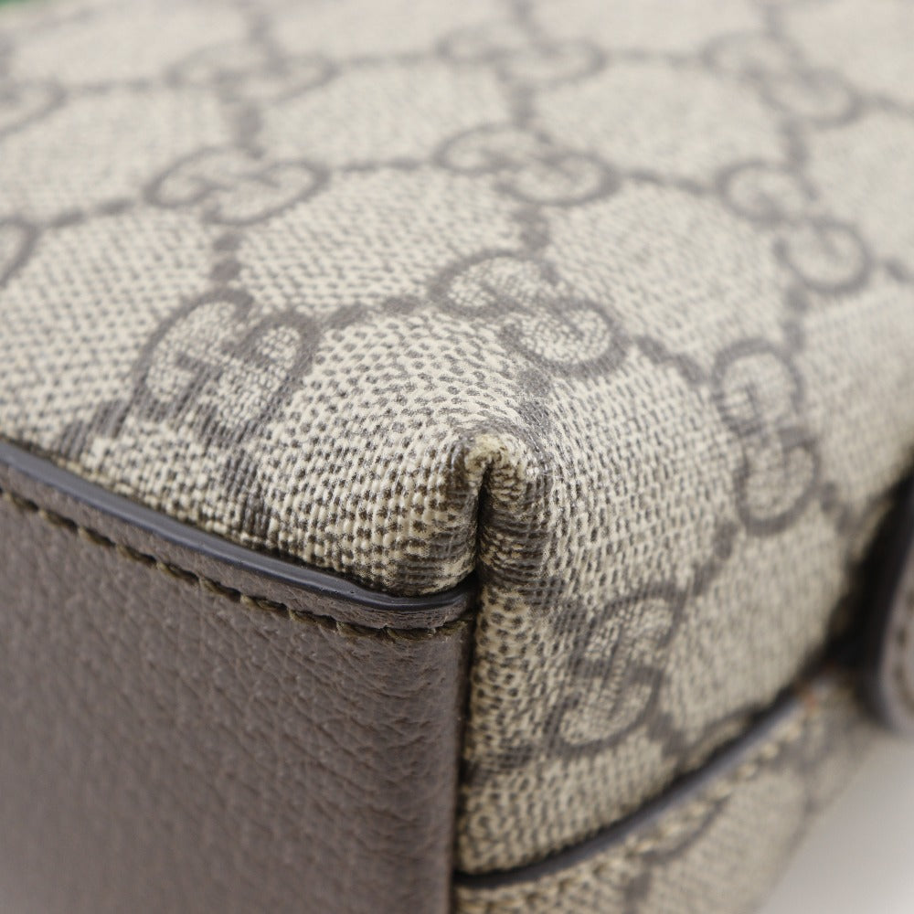 GUCCI Shoulder Bag 499621 GG Supreme canvas, leather Brown Ofidia Small